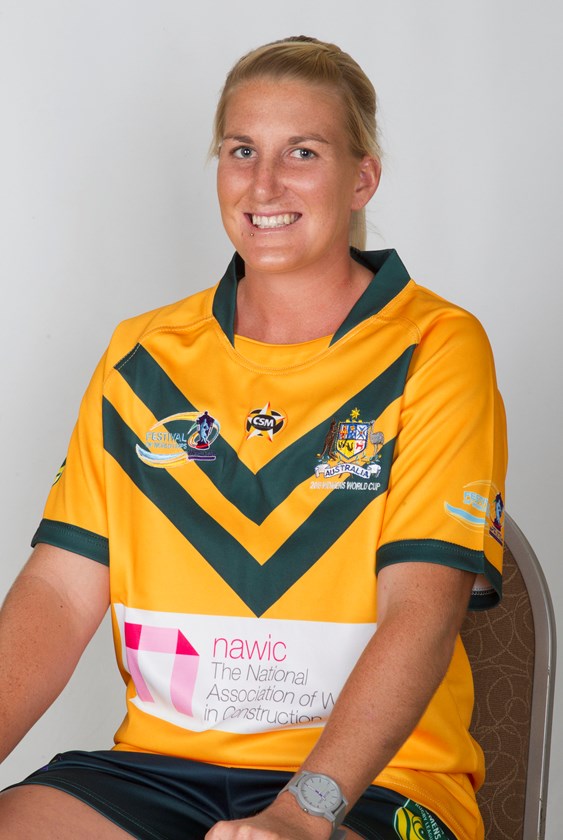 Ali Brigginshaw has developed into a senior figure since her early years with the Jillaroos.