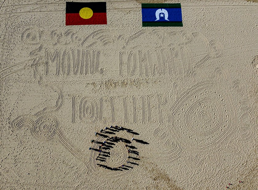 The motto for this year's Indigenous Round is 'moving forward together'.