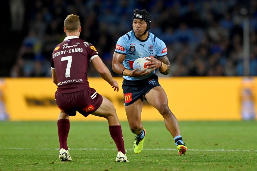 Brian To'o has led the Blues with his powerful carries in the opening two games of the State of Origin series.