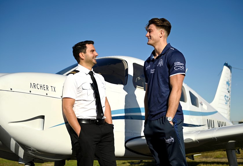 Blake Wilson at Sydney Flight College in Bankstown.