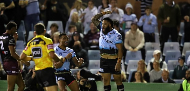 Talakai runs riot as Sharks hold off Sea Eagles comeback