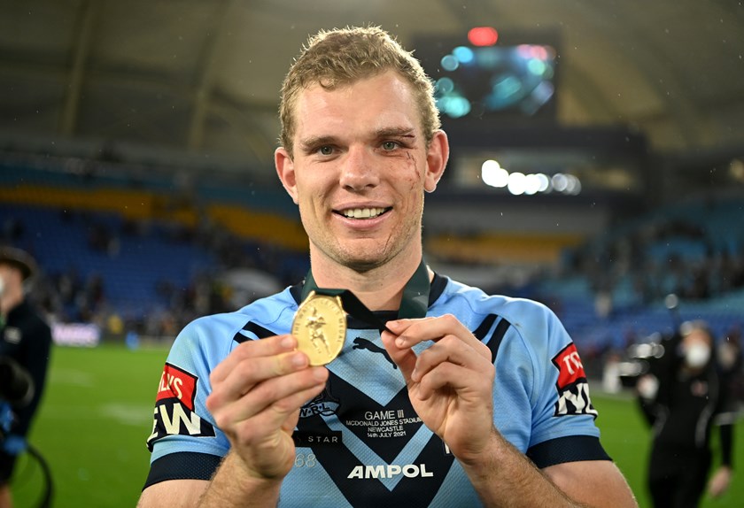 Tom Trbojevic won the Wally Lewis Medal in 2021 and is eager to return to the State of Origin arena.