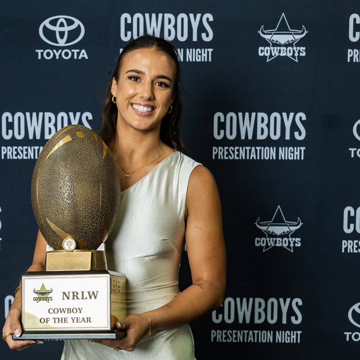 Each club's NRLW Player of the Year winner for 2024