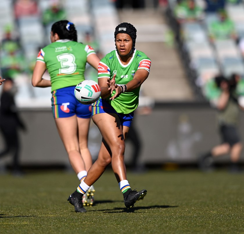 Ua Ravu came off the bench at hooker in the Raiders' Round 5 match against the Eels.