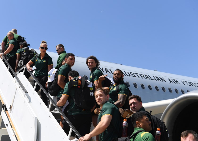 The Australian men's, women's, schoolboys, schoolgirls and Australia Defence Force teams all travelled to PNG together via an ADF flight.