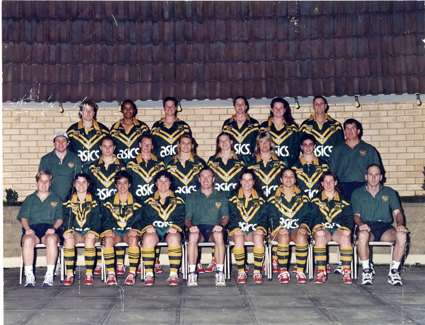 Veronica White and Karryn Murphy were Jillaroos teammates in 1998. 