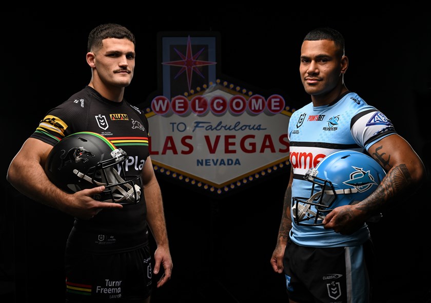 The Panthers and Sharks will face off in the final game of a quadruple header to kick off the 2025 NRL season in Las Vegas.