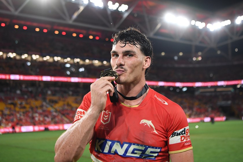 Herbie Farnworth claimed the Battle Medal as player of the match in his third Battle for Brisbane match and his first as a Dolphin.