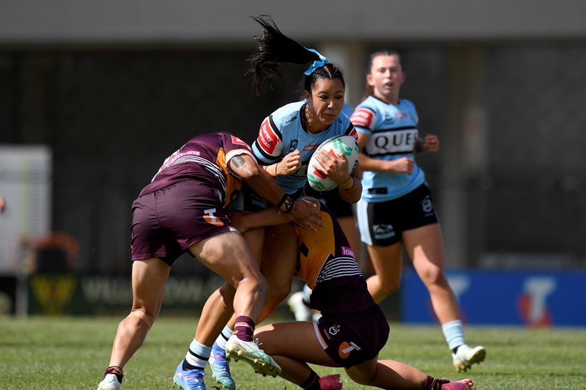 Tiana Penitani was instrumental in Cronulla's semi final win against the Broncos. 