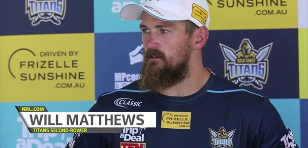 Will Matthews returns to the Titans