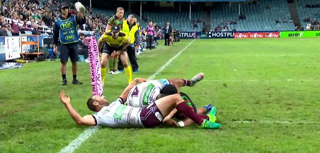 Rd 9: Rabbitohs v Sea Eagles - Try 50th minute - Hymel Hunt