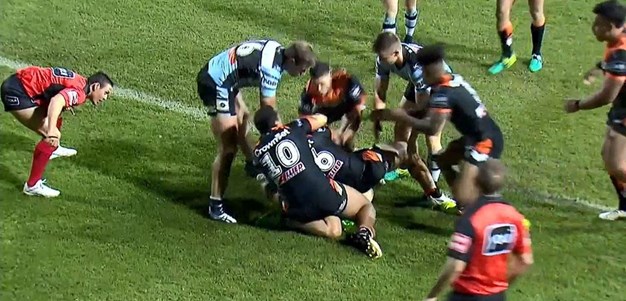 Rd 9: Tigers v Sharks - No Try 44th minute - Chris Heighington