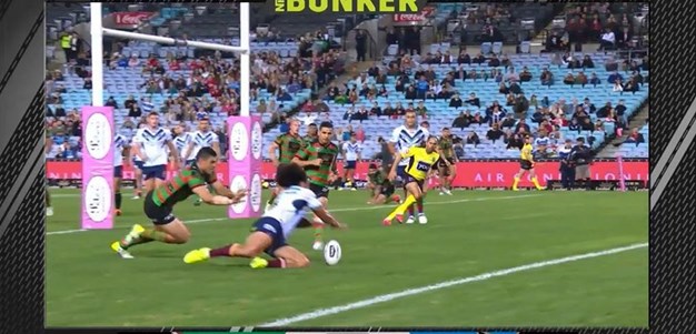 Rd 15: Rabbitohs v Titans - No Try 22nd minute - Konrad Hurrell