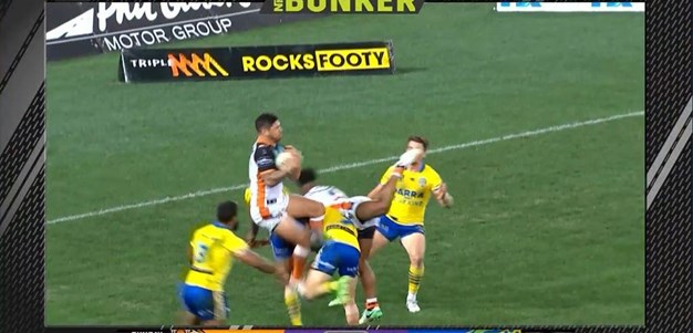 Rd 20: Tigers v Eels - Try 70th minute - Malakai Watene-Zelezniak