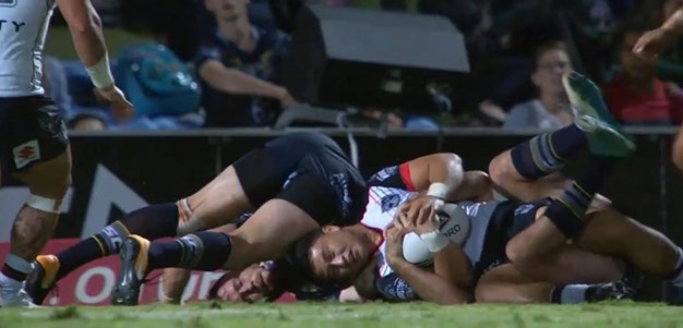 Rd 20: Cowboys v Warriors - No Try 31st minute - Mason Lino