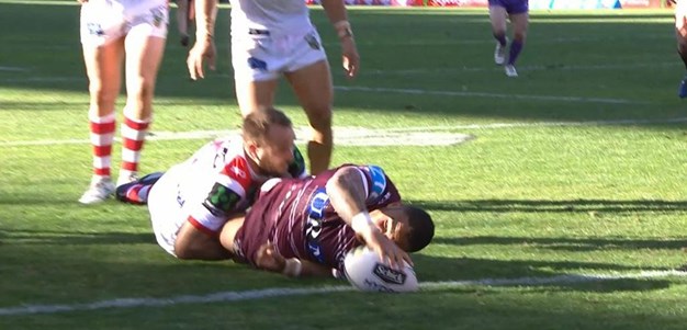 Rd 20: Dragons v Sea Eagles - Try 41st minute - Dylan Walker