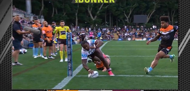 Rd 23: Tigers v Sea Eagles - Try 29th minute - Akuila Uate