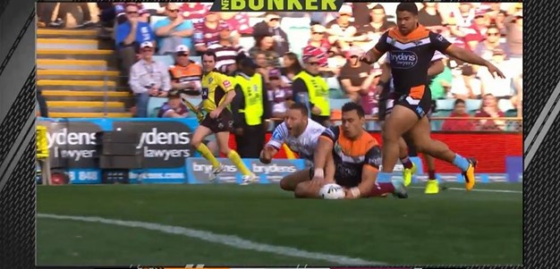 Rd 23: Tigers v Sea Eagles - Try 8th minute - Elijah Taylor