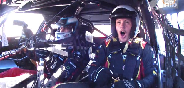 Newcastle 500: Ponga and Watson Hot Lap