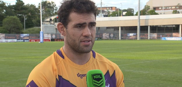 Finucane puts his hand up for a Blues jersey