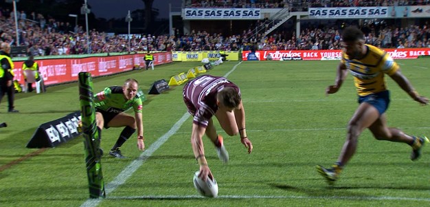 Garrick notches hat-trick as Sea Eagles run riot