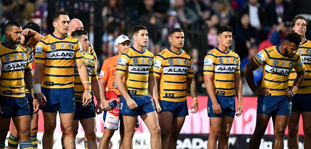 Step backward: Arthur lashes Eels' intensity