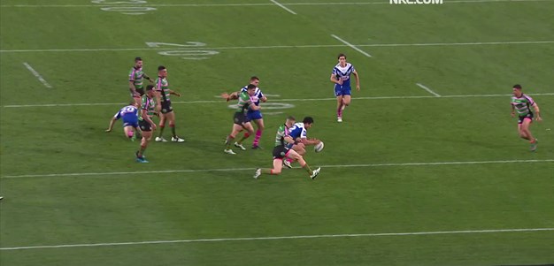 Crafty kick from Foran provides for Harawira-Naera