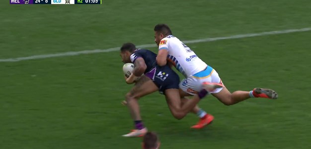 Phillip Sami runs down Josh Addo-Carr