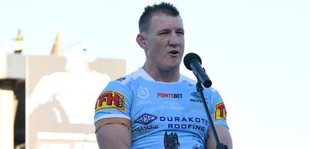 Paul Gallen's presentation at PointsBet Stadium