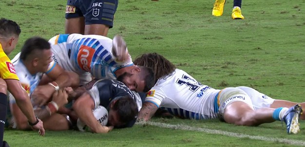 Robson snags his first NRL try