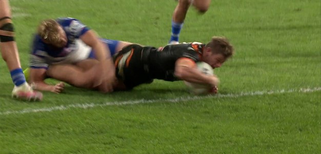 Grant starts it and finishes it for Wests Tigers