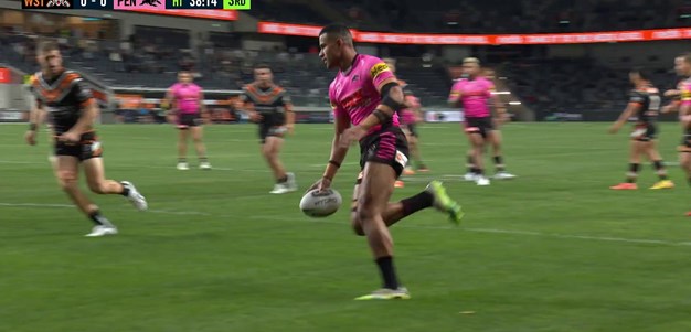 Crichton scores early as the Panthers get an overlap