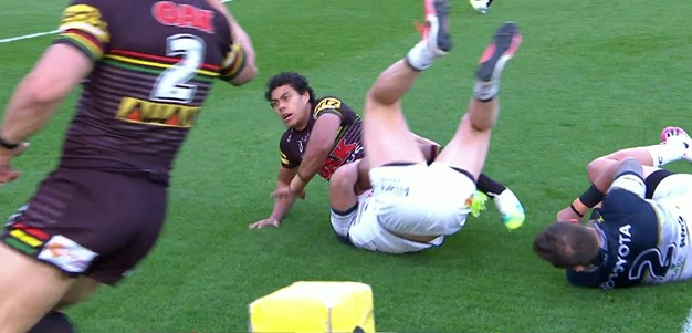 Crichton taps it back to Luai