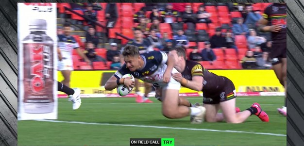 Asi gets his first try in the NRL and the Cowboys hit the lead