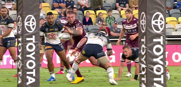 Sironen cuts back inside for the first try