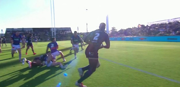 Vunivalu sneaks over down the right