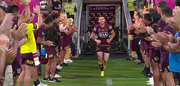 Broncos honour Darius Boyd before kick off