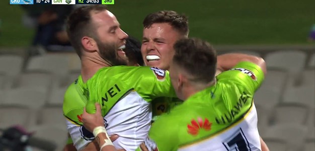 Kai O'Donnell gets his first try in the NRL