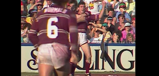 O'Connor collects a Shearer kick