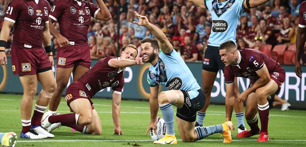 Tedesco pounces on a Maroons mistake