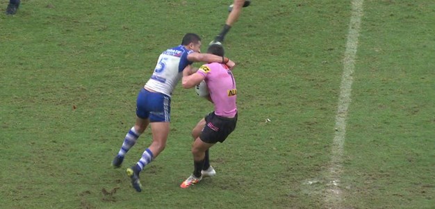 Watene-Zelezniak sent to sin bin for high tackle on Cleary