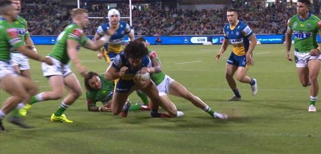 Papali'i down a shortside for the Eels