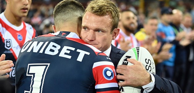 Friend walks out to guard of honour