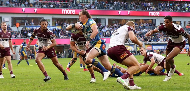 Magical offload from Papali'i gets Gutherson a four-pointer