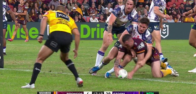 Hetherington grabs his first NRL try