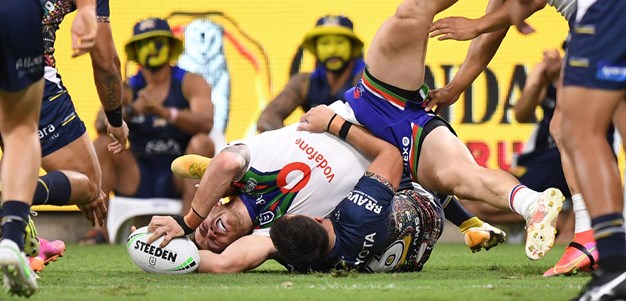 Aitken gets his first try as a Warriors player