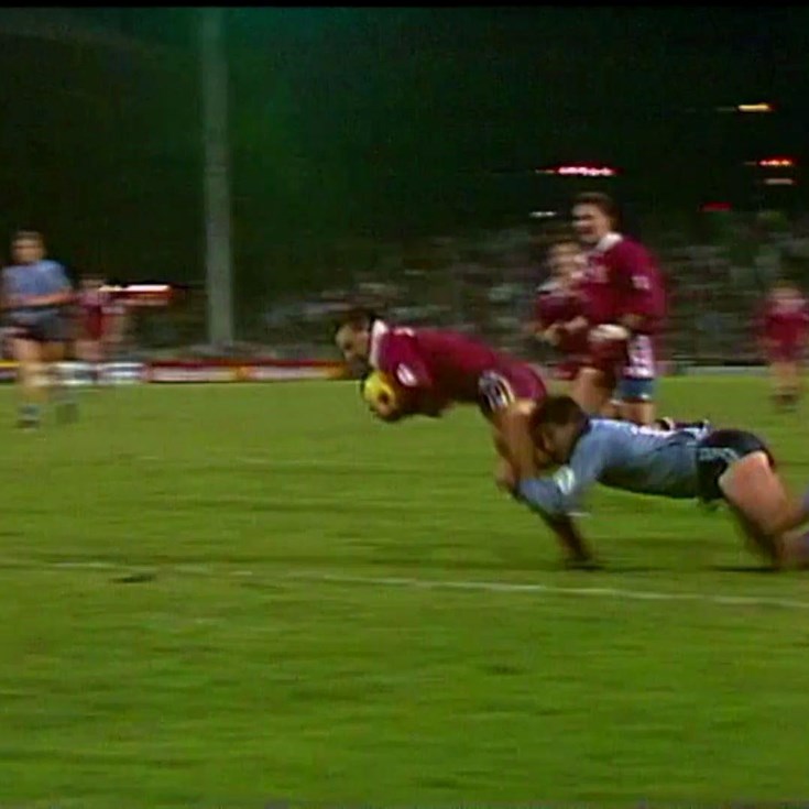 First Origin try: Michael Hancock