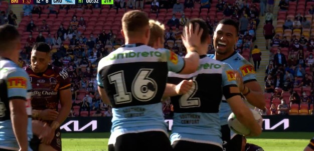 The Sharks score a cracker of their own