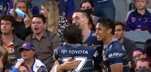 Kane Bradley gets his first NRL try