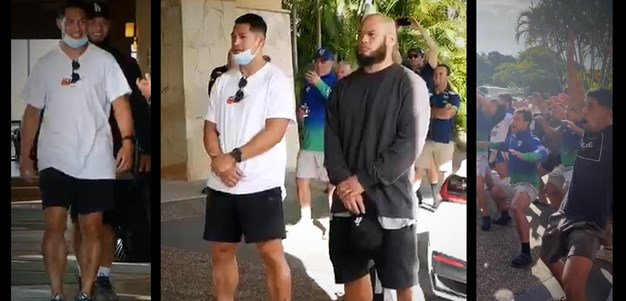 NRL players unite for Haka to honour RTS, Ah Mau